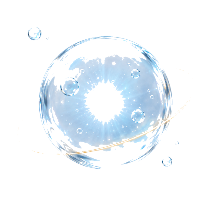 透明度の高い水素を表したイメージ