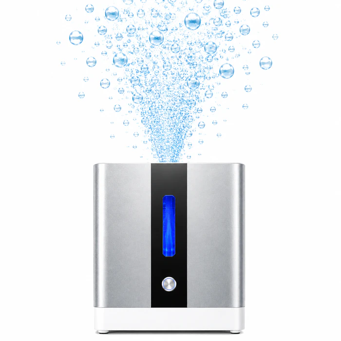 水素吸入プレミアムから水素が発生するイメージ
