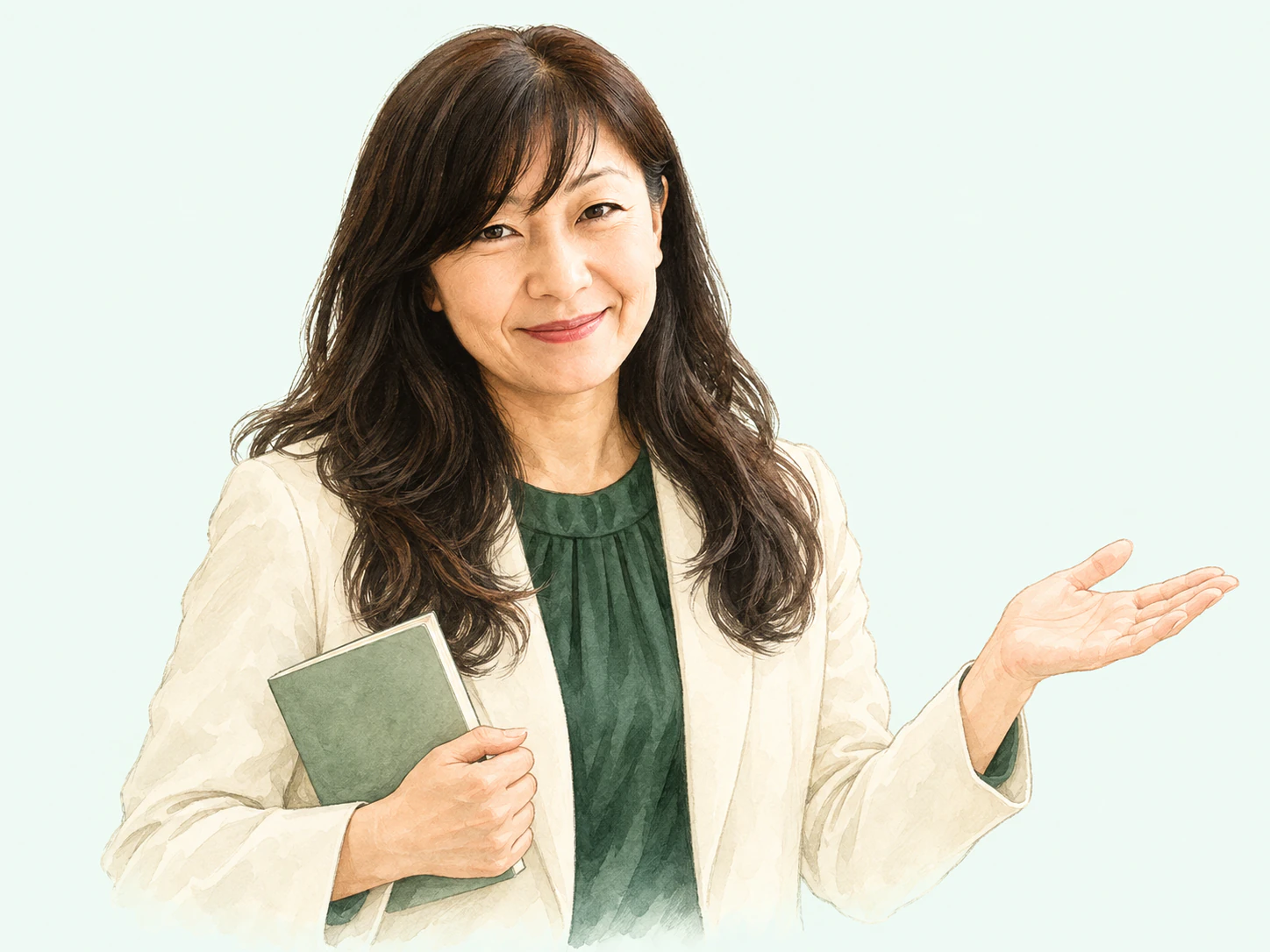 森毬恵のイラスト