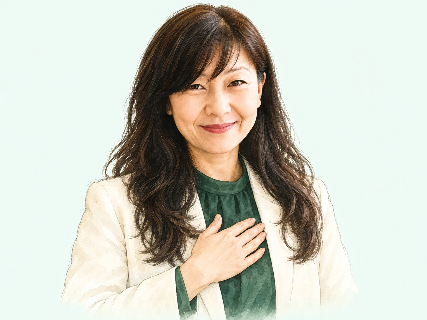 森毬恵のイラスト