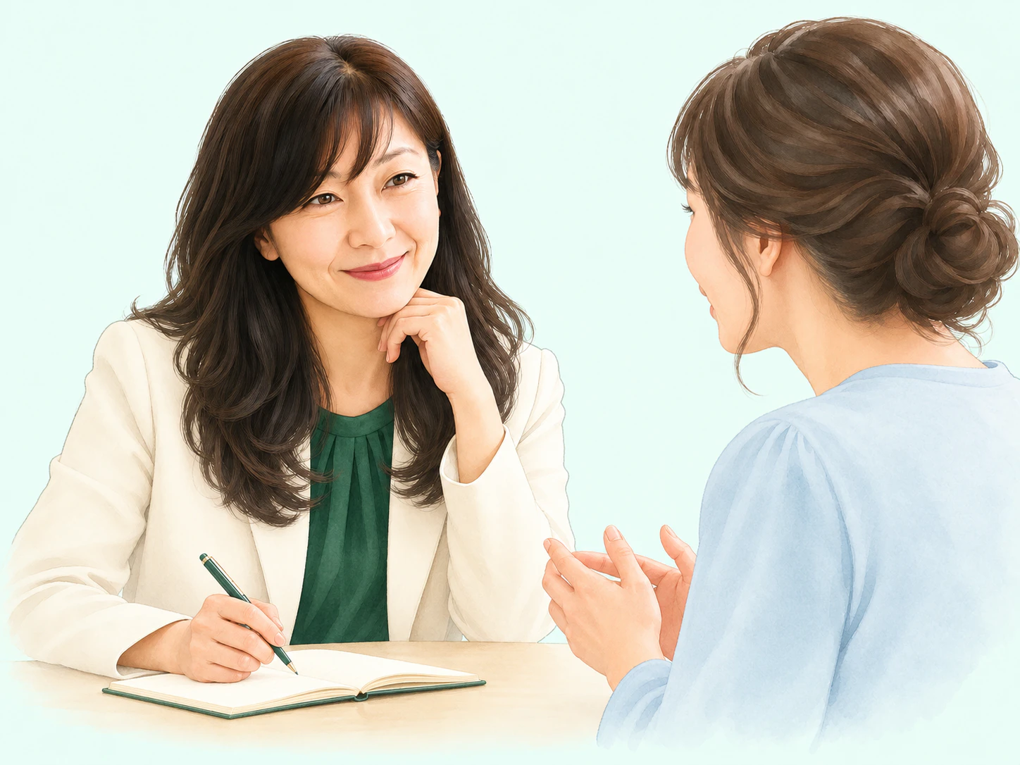 ヒアリングのイラスト